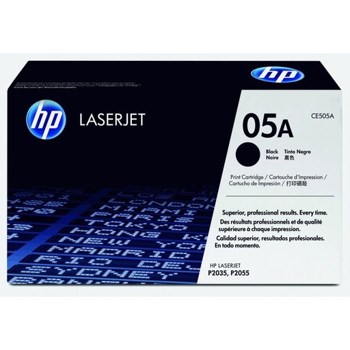 [CE505A] HP 05A toner LaserJet noir authentique
