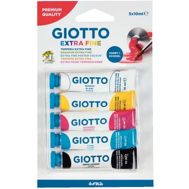 [110154] Giotto F654400 peinture pour loisir Gouache 50 ml 5 pièce(s)