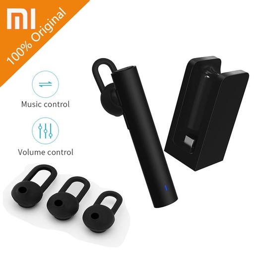 [CASQHEADSETBASICXIA] Xiaomi Mi Bluetooth Headset Basic Casque Sans fil Ecouteurs Appels/Musique Noir