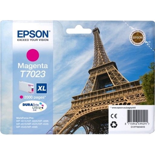[BT7023] CART XL MAGENTA EPSON WP-40XX 2000PAGES TOUR EIFFEL  WP-45XX