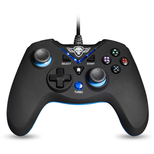 [JVSOG-WXPG] Spirit of Gamer SOG-WXGP accessoire de jeux vidéo Noir, Bleu USB Manette de jeu Analogique/Numérique PC, Playstation 3