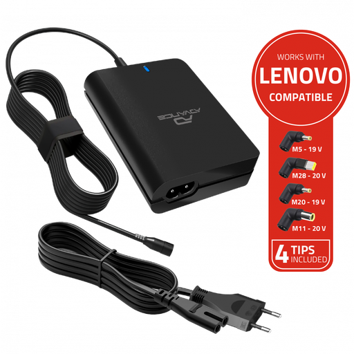 [CHARGCHG090LNADV] ADVANCE Chargeur universel special LENOVO 90W / 4 embouts
