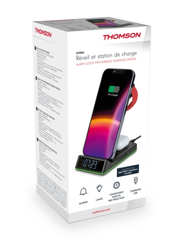 [REVCL750IATHOM] thomson reveil station de chage 3 en 1 apple