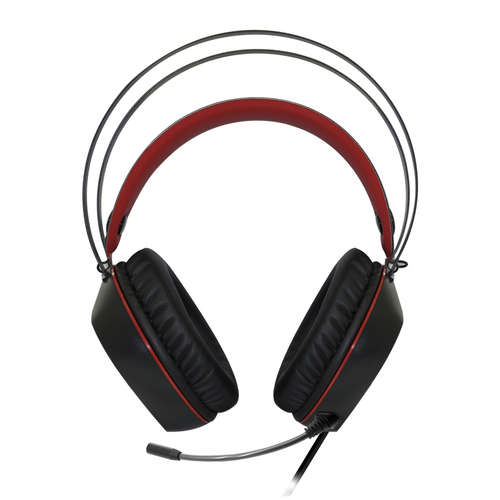 [CASQMICGTA230ADV] ADVANCE GTA 230 Casque Avec fil Arceau Gaming Noir, Rouge